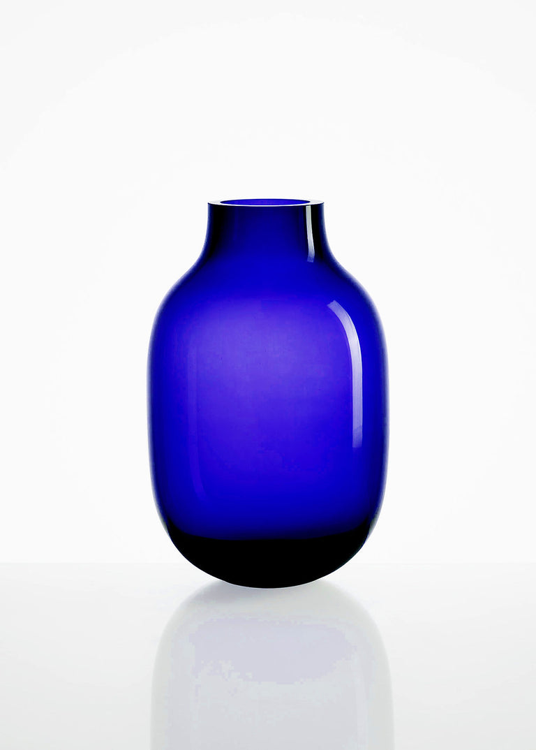 Váza kobaltově modrá