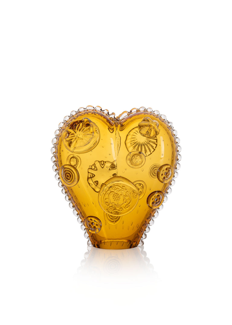 Amber heart