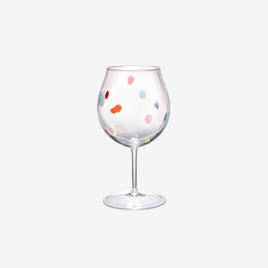 Confetti wineglass